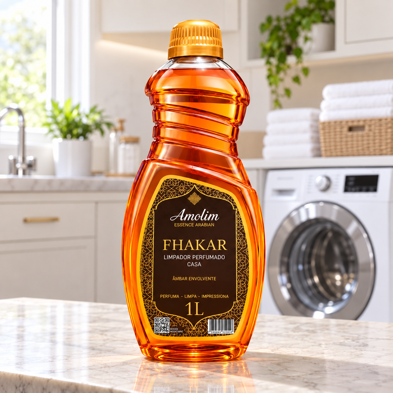 Componente do conjunto: Limpador Perfumado Essence Árabe Fhakar · 1 L