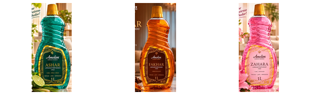Casa Perfumada Trio Árabe · 1 Ashar + 1 Fhakar + 1 Zahara