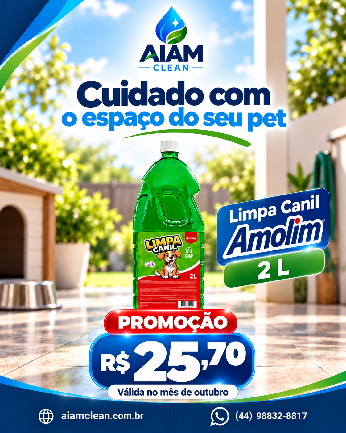 Limpa Canil Amolim · 2 L